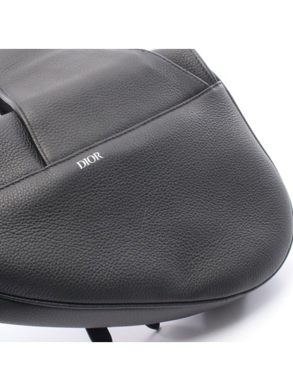 Dior Waist Bag Erl Saddle Black Leather - Picture 6 of 6